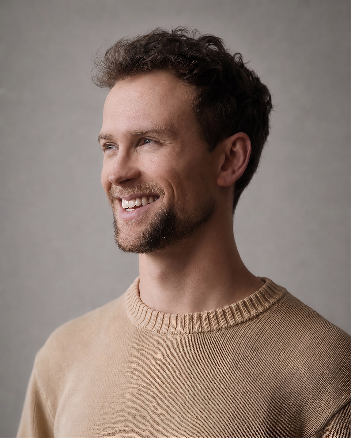 Blake Rupert, counsellor in Vancouver, looking off-camera
